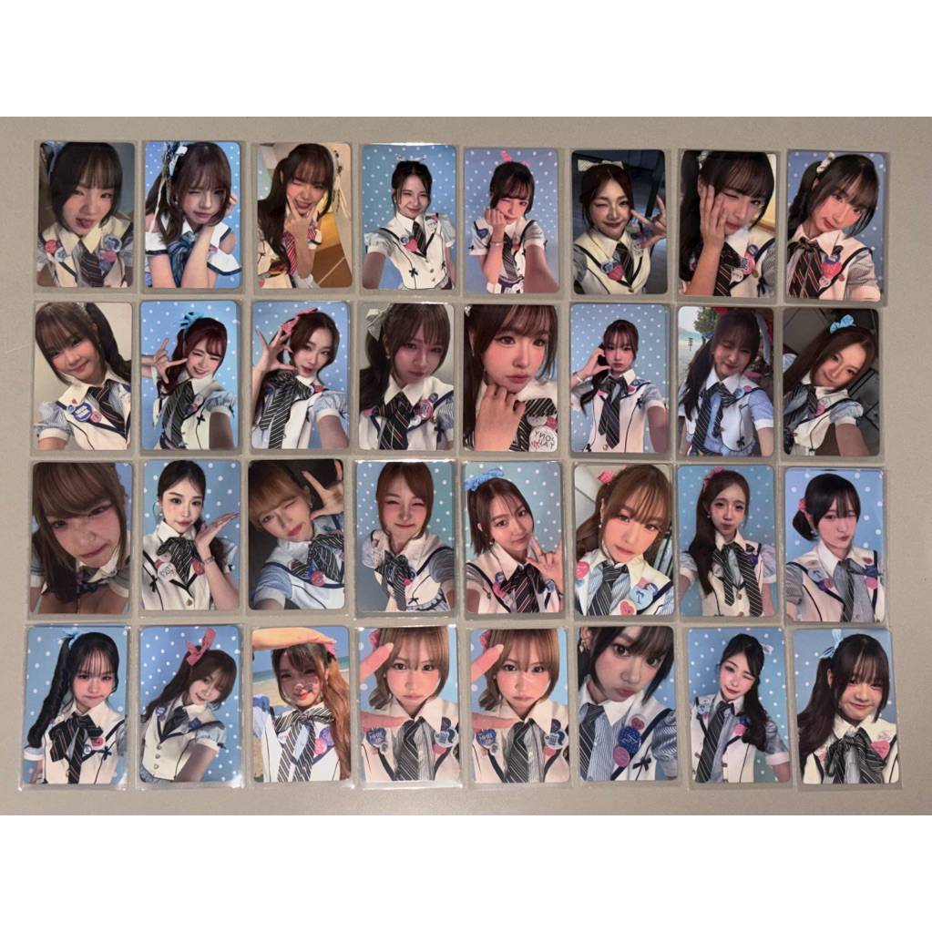 BNK48 selfie Card จากแผ่นหอม 6th Album Ponytail to Shushu 37 เมมเบอร์