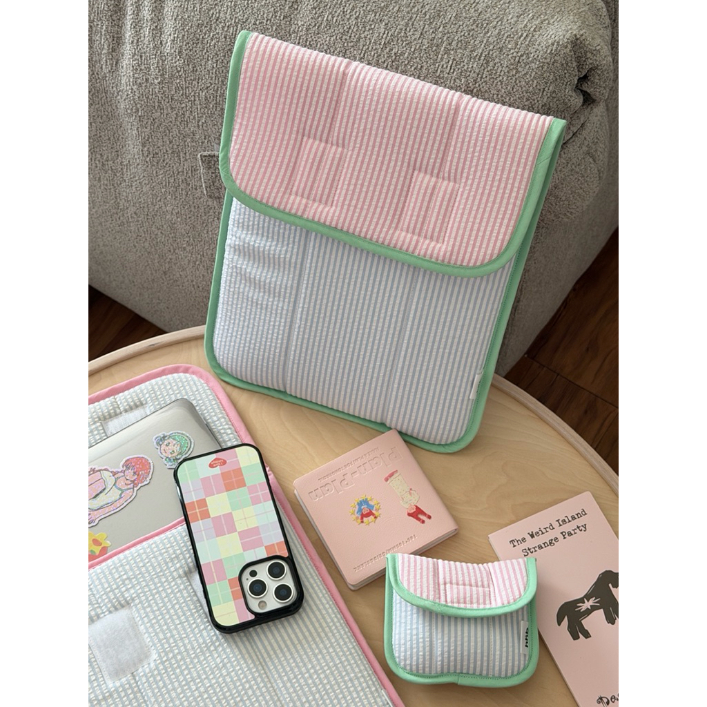 Hihibye pink-blue/green / ipad / MacBook 13” / MacBook 15”