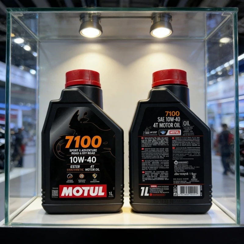Motul 7100 10W40 น้ำมันเครื่องสังเคราะห์แท้ สำหรับมอเตอร์ไซค์ thumbnail 7