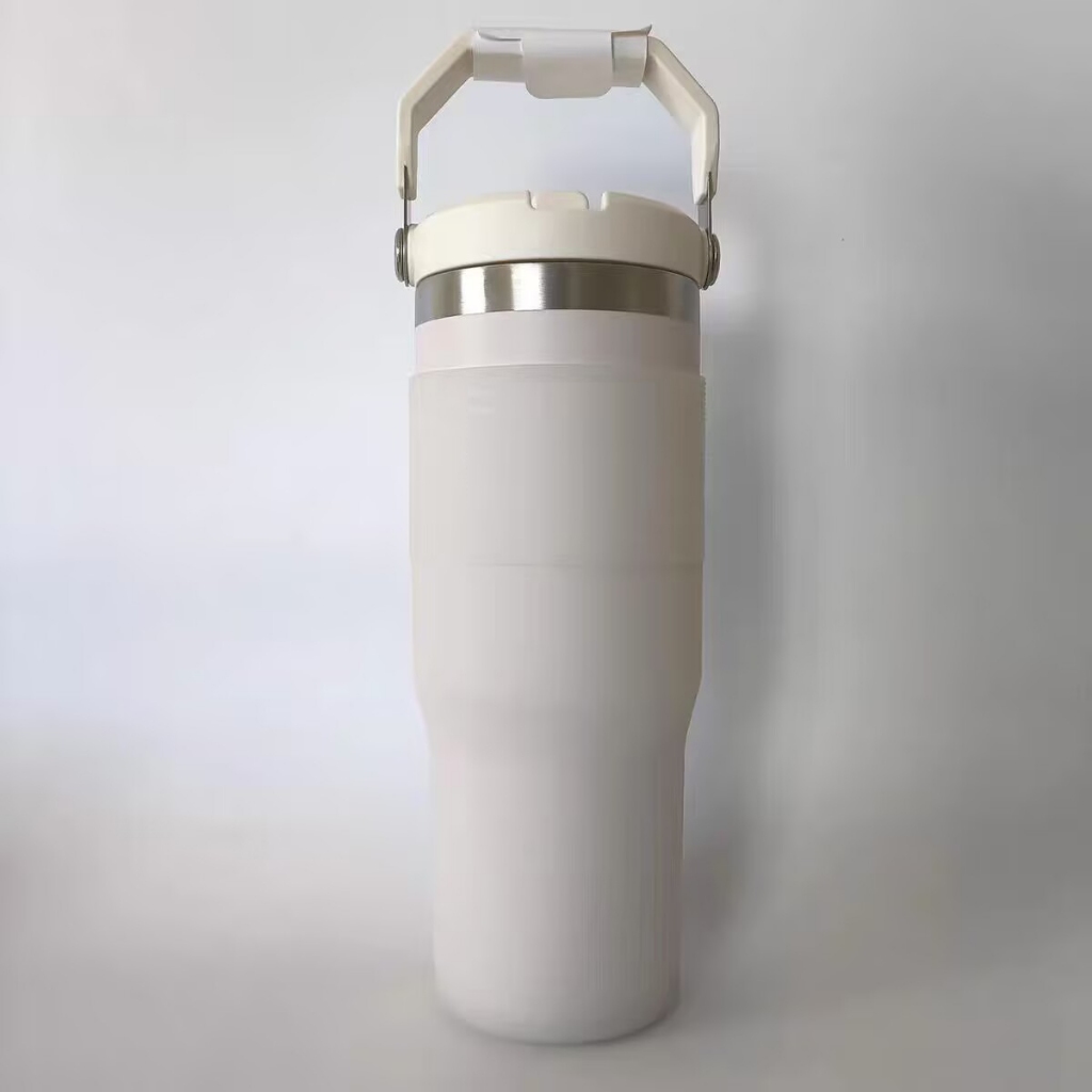หลอดพลิกสะดวก $๛ 𝓢๑҉ ⁽⁽taⁿแก้ว🔥30oz IceFlow™แก้วเก็บอุณหภูมิ FLIP STRAW CUP 887ml🚚จัดส่งที่รวดเร็ว รับประกัน 1 ปี