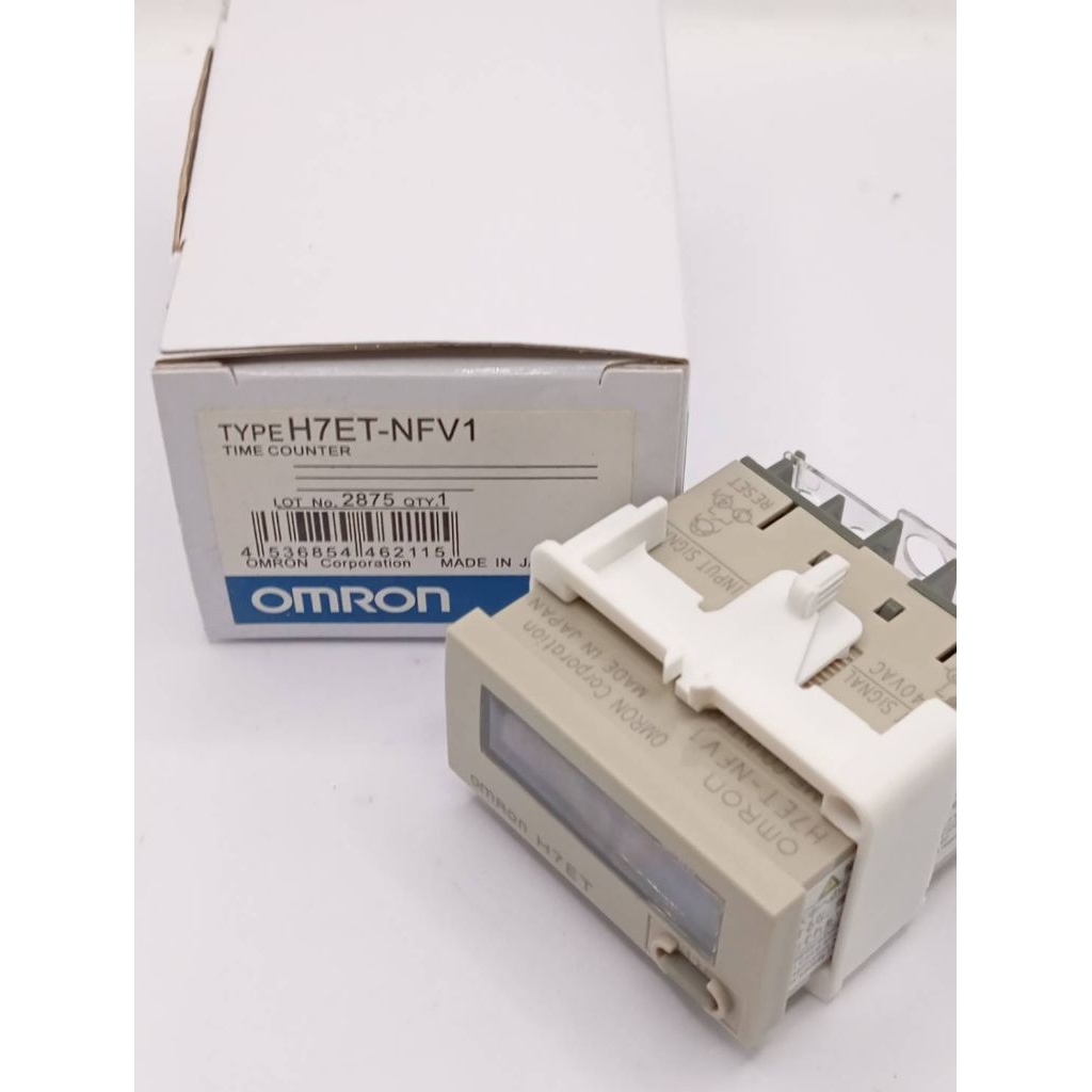 H7ET-NFV1 เครื่องนับชั่วโมงดิจิทัล (Time Counter) ยี่ห้อ  รุ่น H7ET-NFV1 แสดงผลแบบ 7 หลัก พร้อมปุ่มร