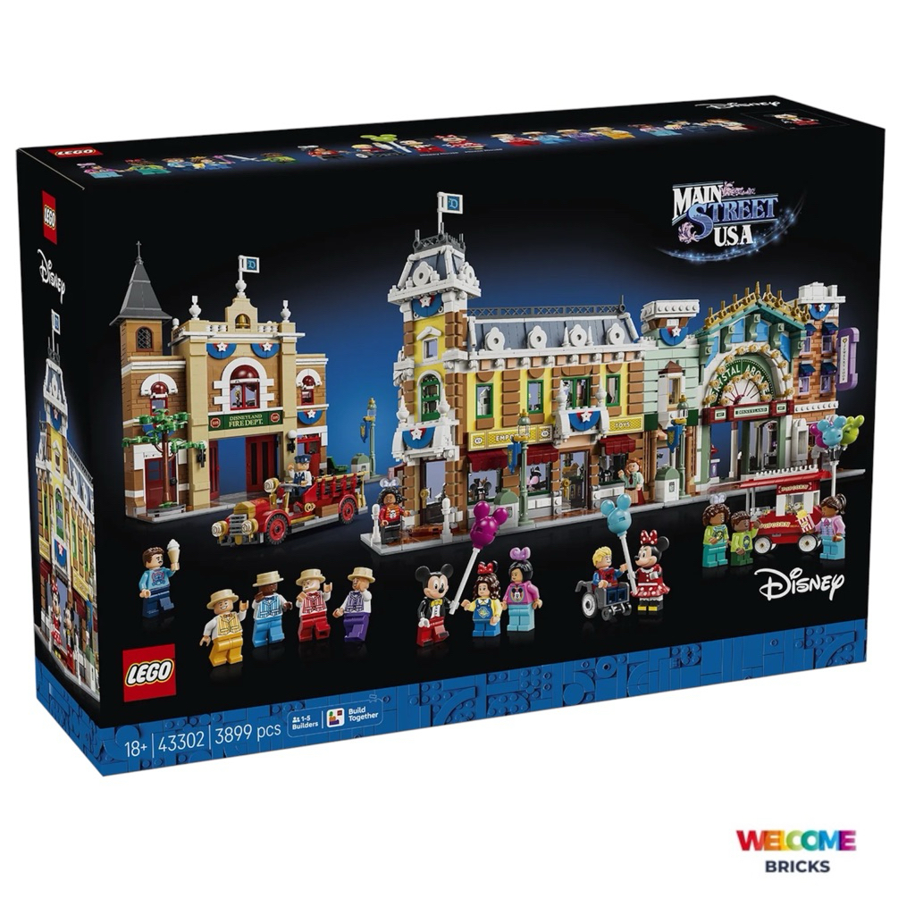 Lego Disney 43302 Main Street, U.S.A. สินค้าใหม่ ของแท้ 100%