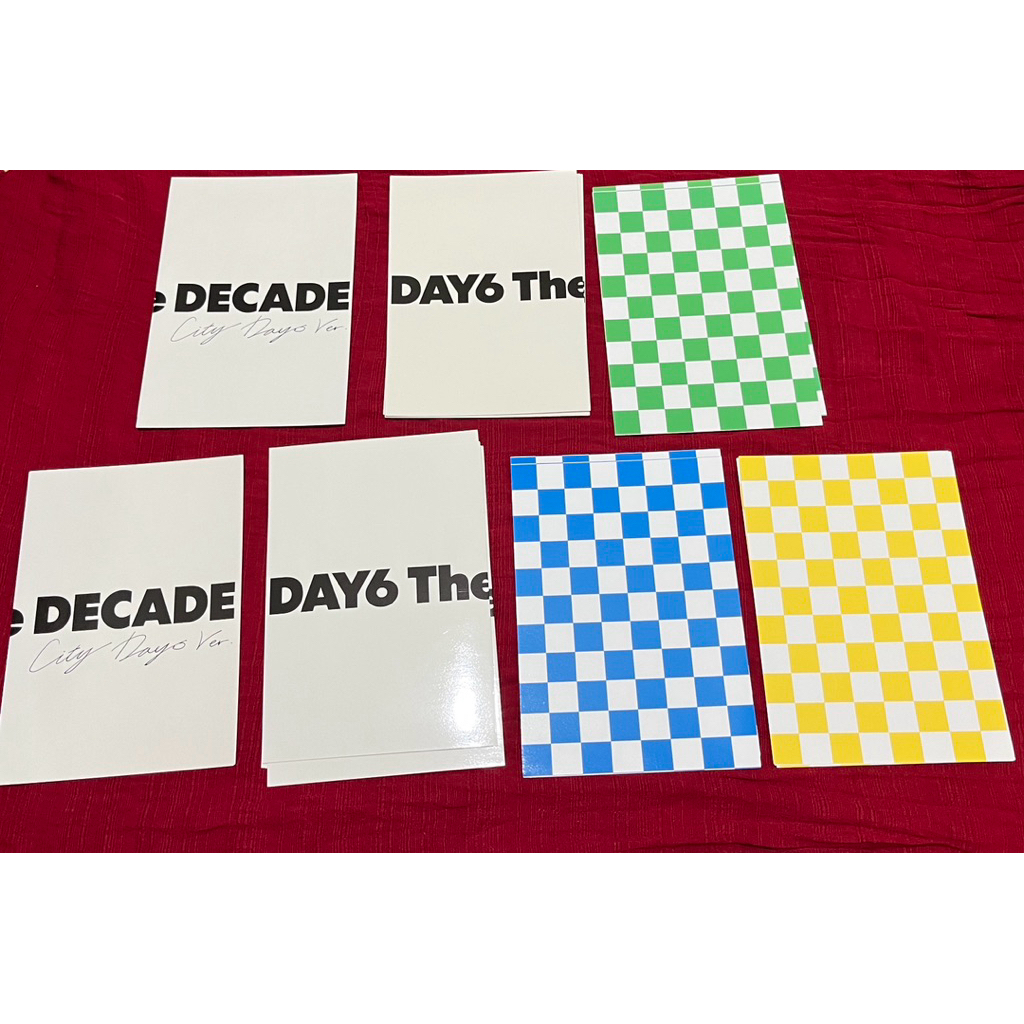 [พร้อมส่ง] DAY6 The Decade Poster City Ver/Six Dice Ver