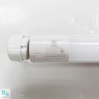 IWACHI ชุดหลอดไฟนีออนพร้อมราง LED T8 18W (ขาสปริง) ฟลูเซ็ทหลอดไฟ LED ยาว หลอดไฟLEDสำเร็จรูป (1ชุด)