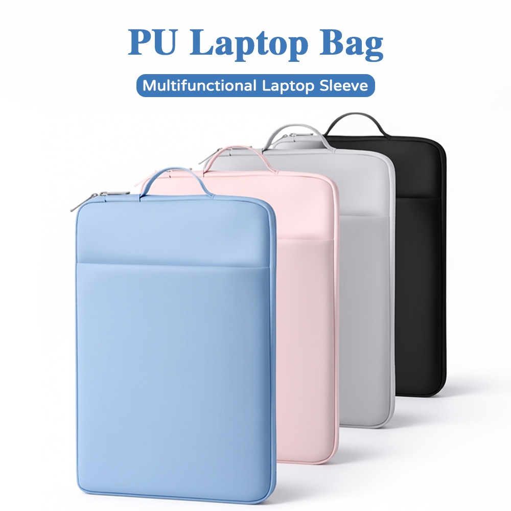 หนัง PU กันน้ำ กระเป๋าใส่แท็บเล็ต ขนาด 12 และ 13.3 14 14.6 15 15.6 นิ้ว For ipad samsung
