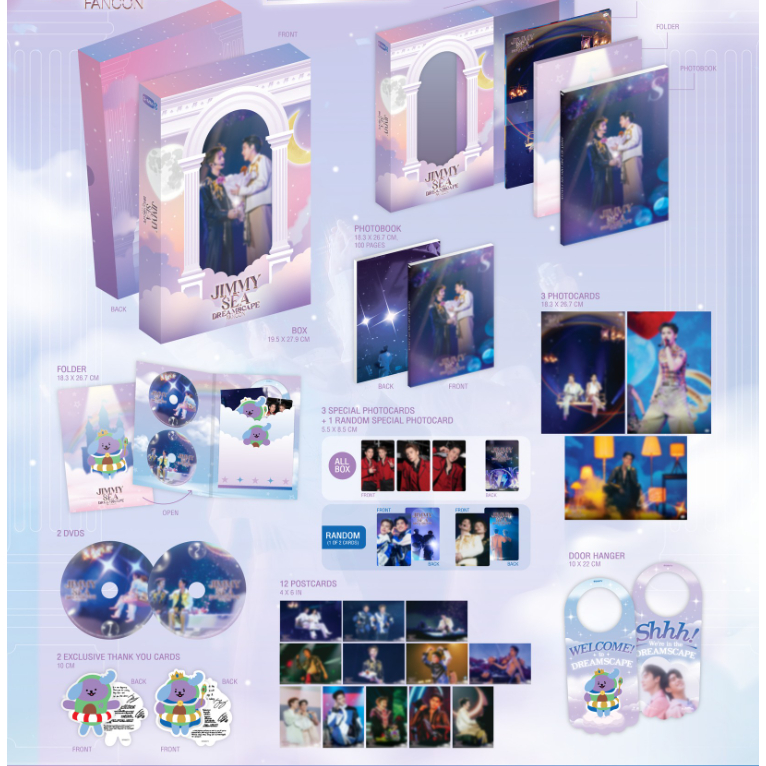 DVD BOXSET JIMMY SEA DREAMSCAPE FANCON #Jimmy #Sea #JS #Avocean (พร้อมส่ง)
