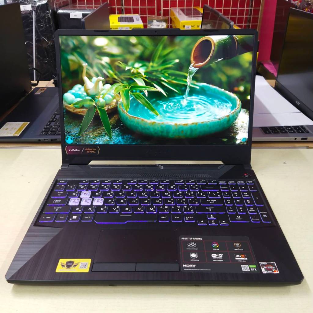 ASUS  TUF  GAMING  A15  FA506NFR - HN006W  ประกันศูนย์  Onsite  23/08/2026  สภาพภายนอก  95%  ประสิทธ