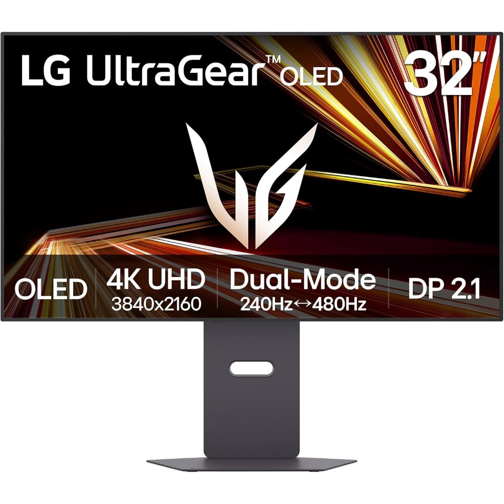 LG Ultragear OLED 32GX870B-B 32" 4th Gen RGB Tandem OLED Gaming Monitor | Dual-Mode (4K 240Hz FHD 48