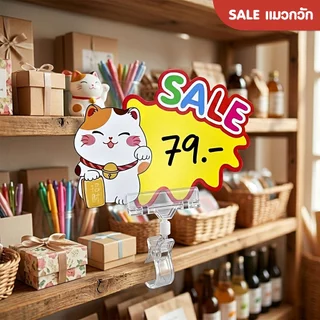 ป้ายราคา สำหรับโชว์ราคาสินค้า มีหลายแบบ ขนาด15x19ซ.ม. แพ็คละ 10แผ่น