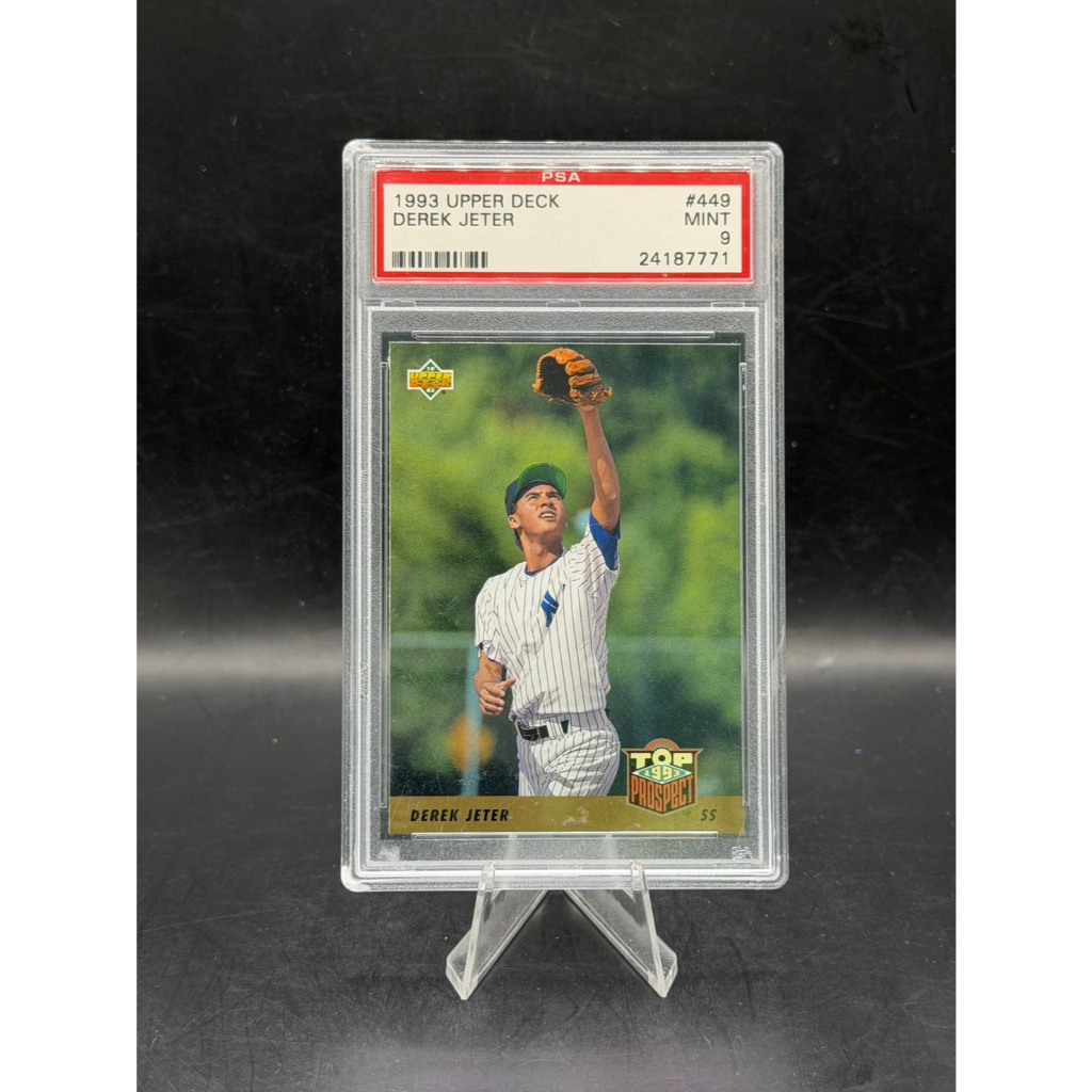 Derek Jeter 1993 Upper Deck "Top Prospect" #449 - PSA 9 MINT