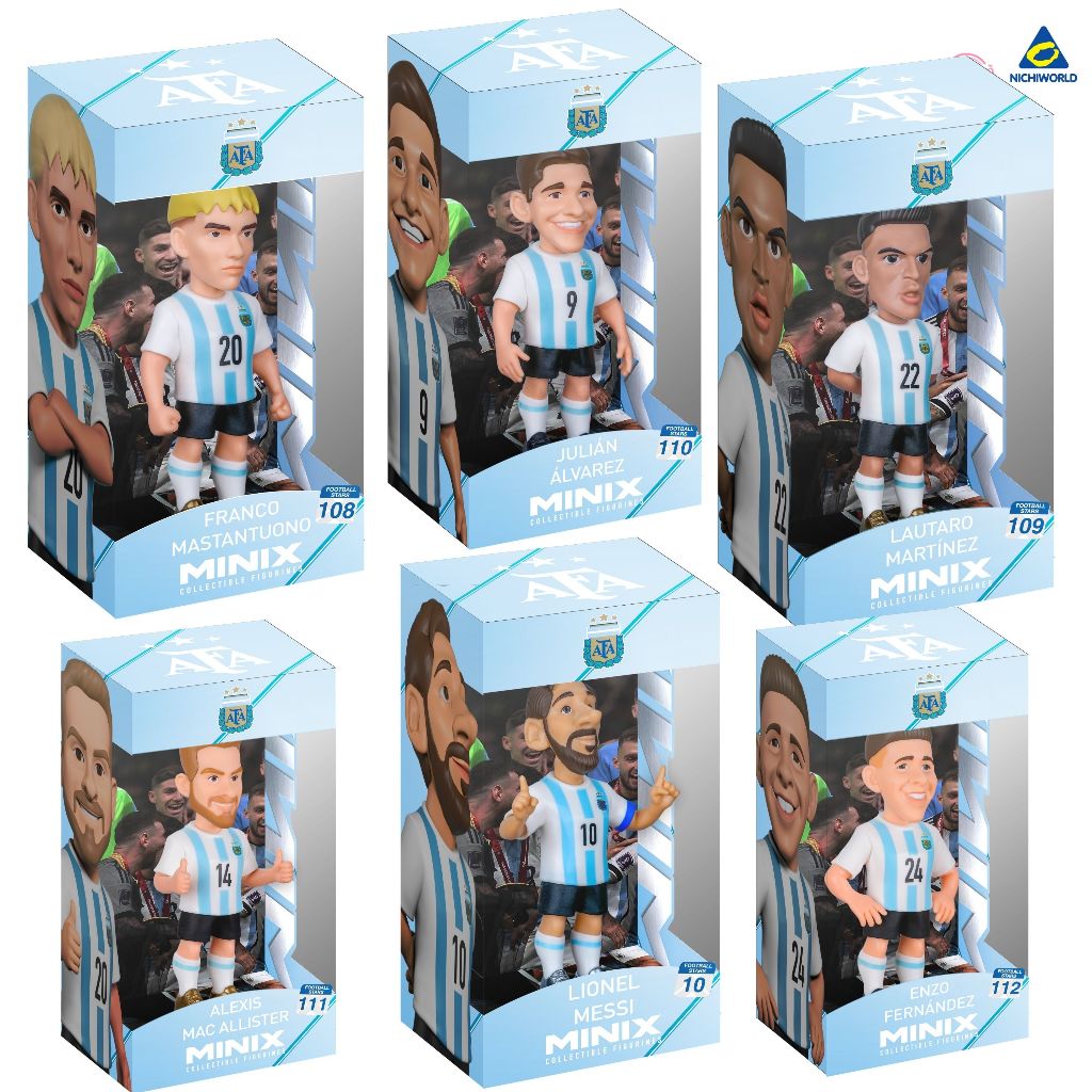 Minix Football World Cup 12 cm Argentina Team รหัส WC ARGEN
