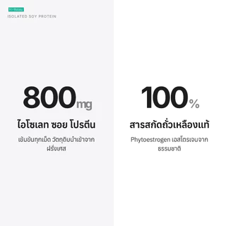 Hi-Balanz Isolated Soy Protein สารสกัดจากถั่วเหลือง 2 กล่อง รวม 60 เม็ด