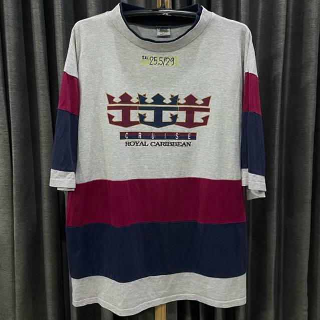เสื้อยืด Size 2XL > 25.5/29 > Royal Caribbean(ตะเข็บเดี่ยว บน-ล่าง)