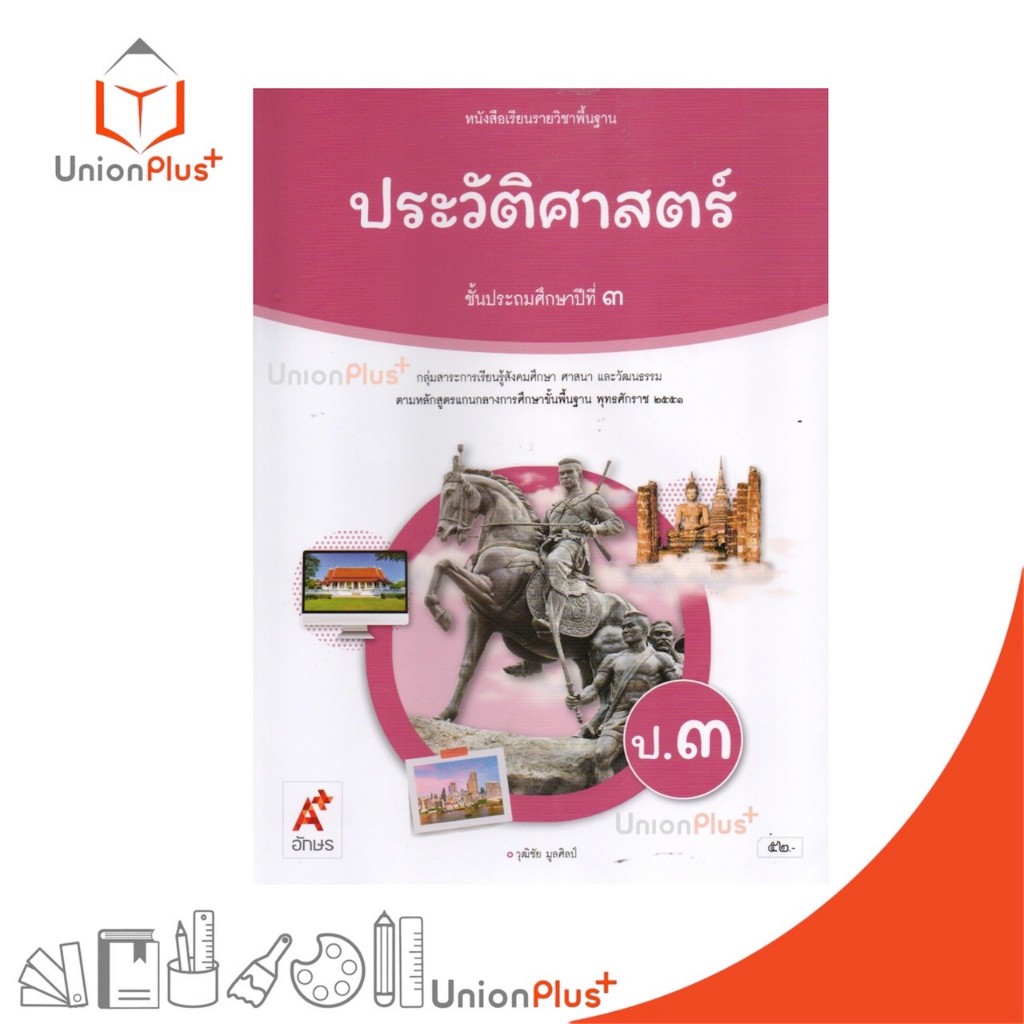 NEW หนังสือเรียน ประวัติศาสตร์ ม.3 อจท. A+ อักษรเจริญทัศน์ #9786166062281