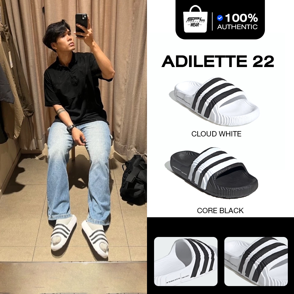 Adidas Collection อาดิดาส รองเท้าแตะ รองเท้าลำลอง M Adilette 22 IF3668 / IF3670 (2000)