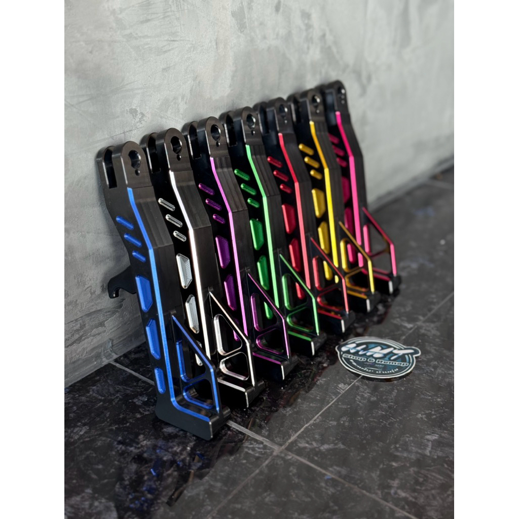 ขาตั้งข้าง CNC สีทูโทน สำหรับ Giorno / Lead125 ความยาวเท่าของเดิม