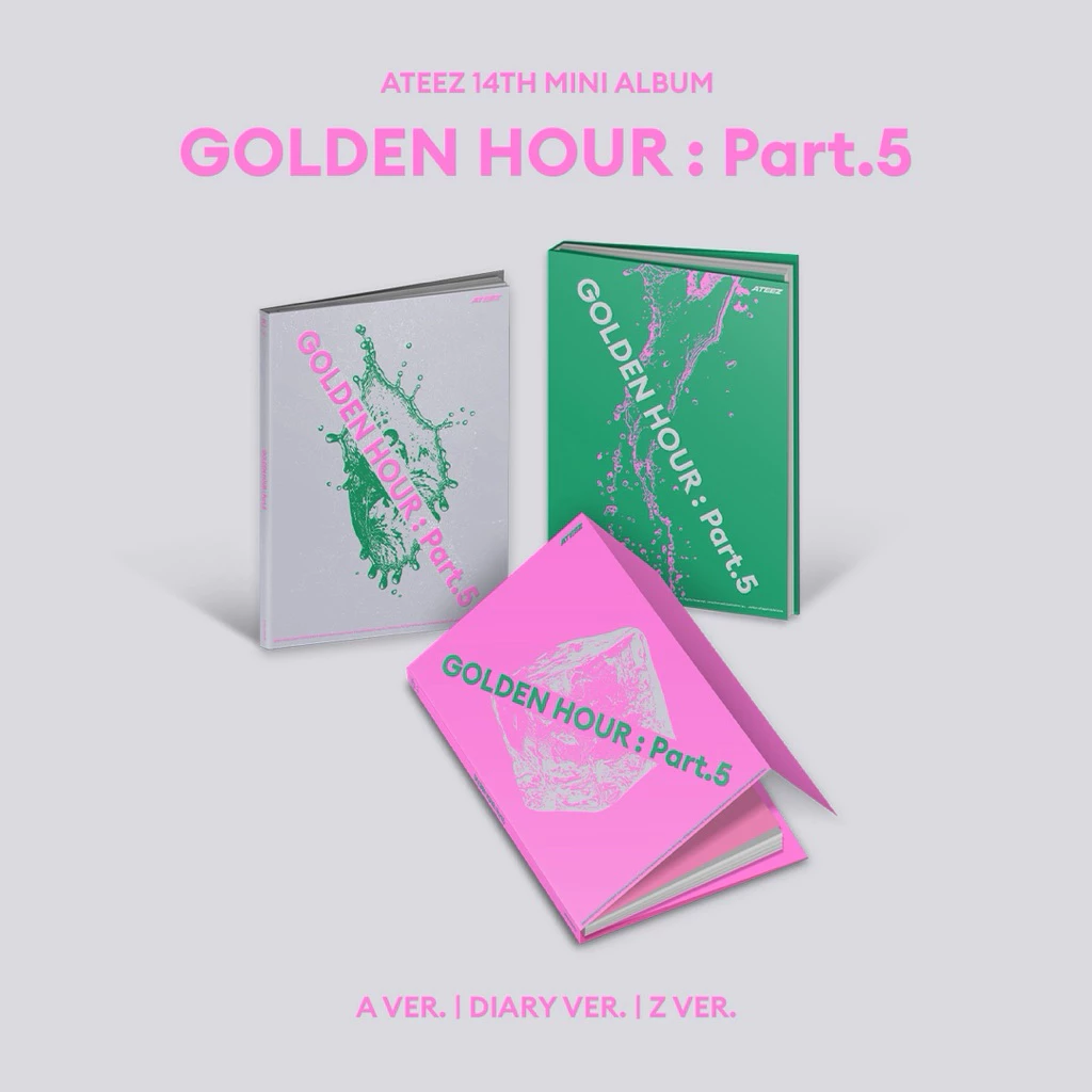 [เข้าไทยสิ้นเดือน ส.ค.🇹🇭] มีการ์ด POB ATEEZ GOLDEN HOUR: Part.5 PHOTOBOOK