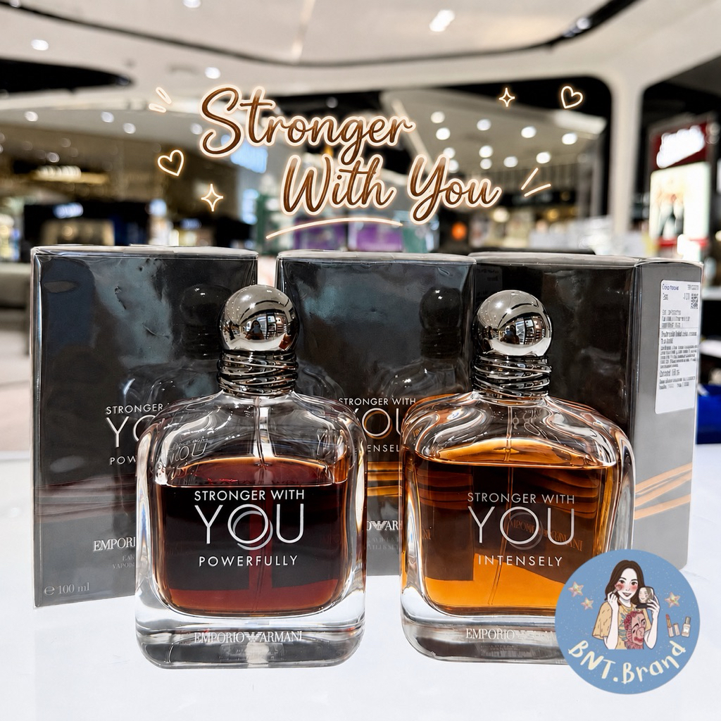 💥พร้อมส่ง💥EMPORIO ARMANI Stronger With You Intensely/Pafume/Amber/Powerfully 100 ml. (แท้ 💯 ป้ายห้างไทย/ ป้าย KingPower)