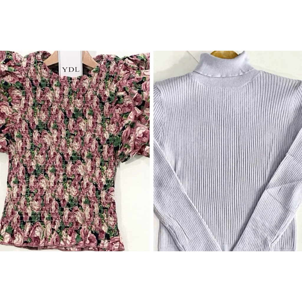 มือ1 เสื้อผ้าแฟชั่น เสื้อยืด เสื้อไหมพรม