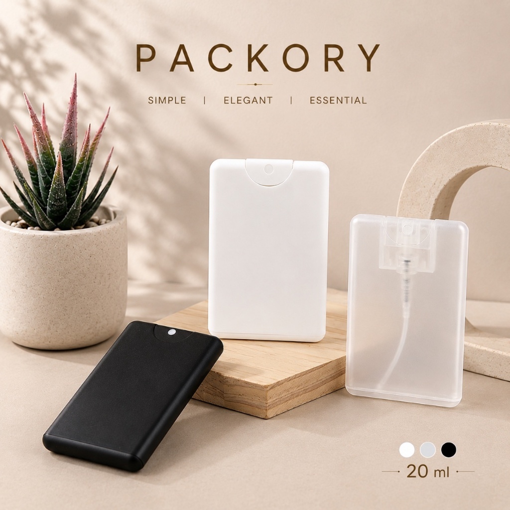 🧴 ถูกที่สุด PACKORY🧴PG7 สเปย์การ์ดใส่น้ำหอม เเอลกอฮอล์ พกพาสะดวก คุณภาพดี ตลับสเปรย์การ์ดเปล่า Spray Card 25 ml.