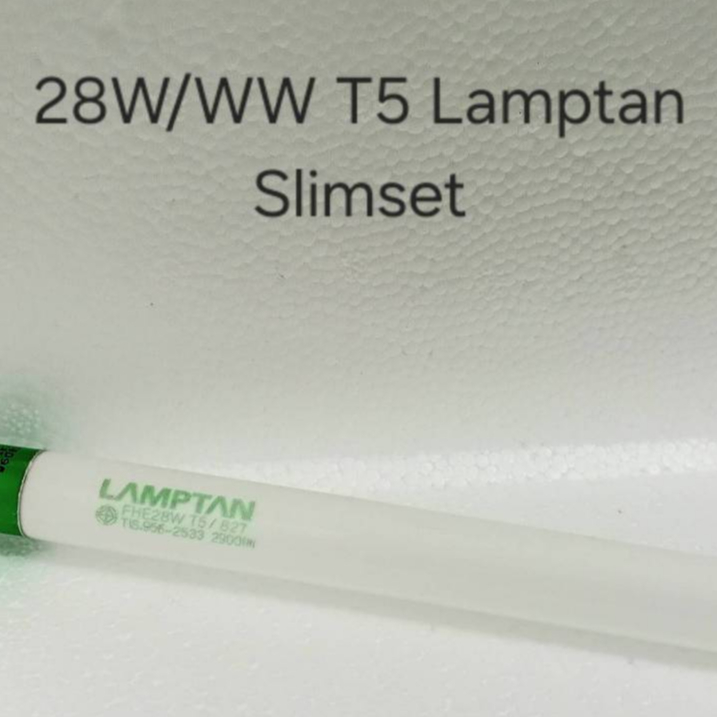 Lamptan Fluorescent Lamp T5 28W/Warmwhite Model Slimset