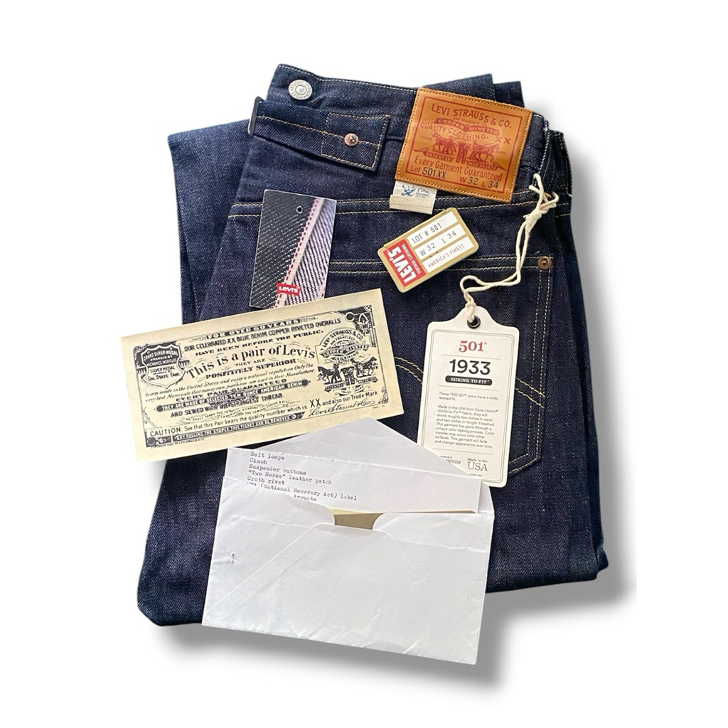 Vintage Levi’s 501XX LVC 1933 USA🇺🇸