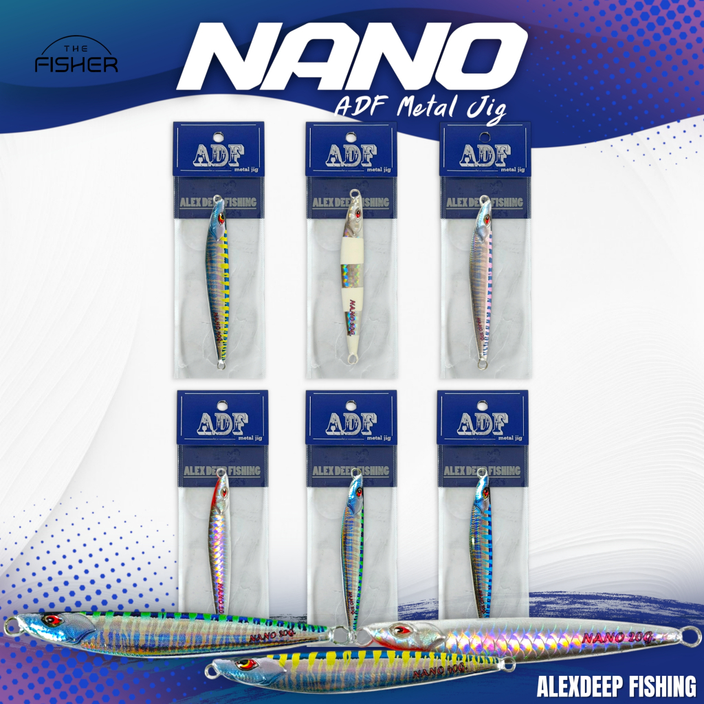 A08 ADF เหยื่อจิ๊ก รุ่น NANO JIG ขนาด 20g, 40g, และ 80g