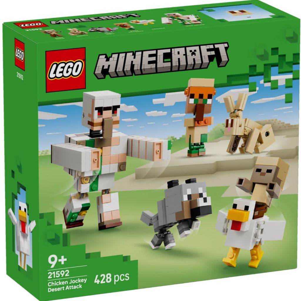 LEGO® Minecraft® Chicken Jockey Desert Attack 21592
