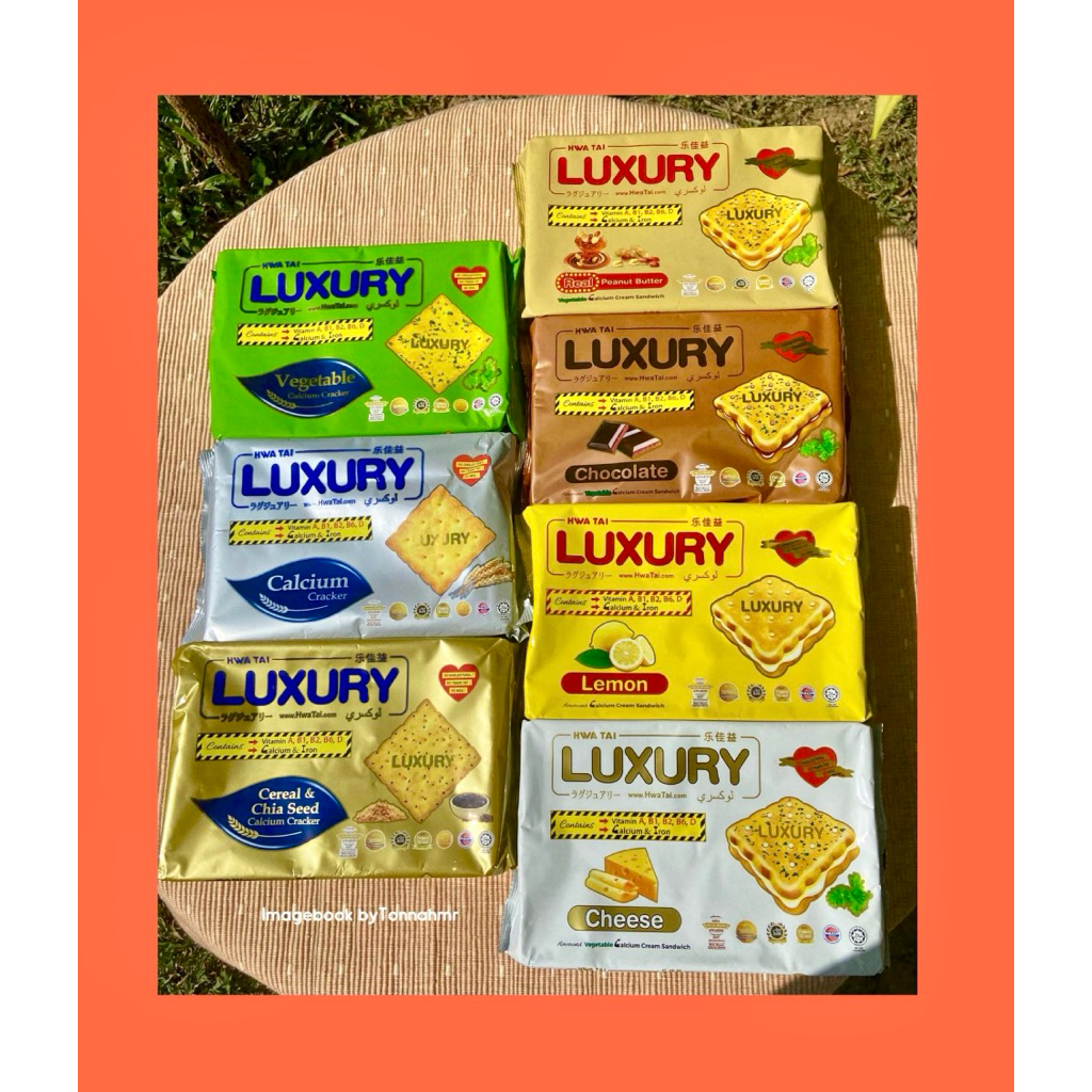 📌พร้อมส่ง ขนมปังกรอบ LUXURY 8 รสชาติ (185 -200 กรัม)