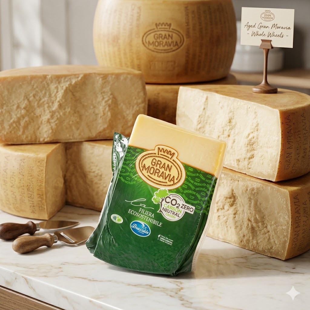 Gran Moravia 900-1000g ชีสพาร์เมซานเกรดพรีเมียม ชีสอิตาลีแท้ (แบบก้อน)