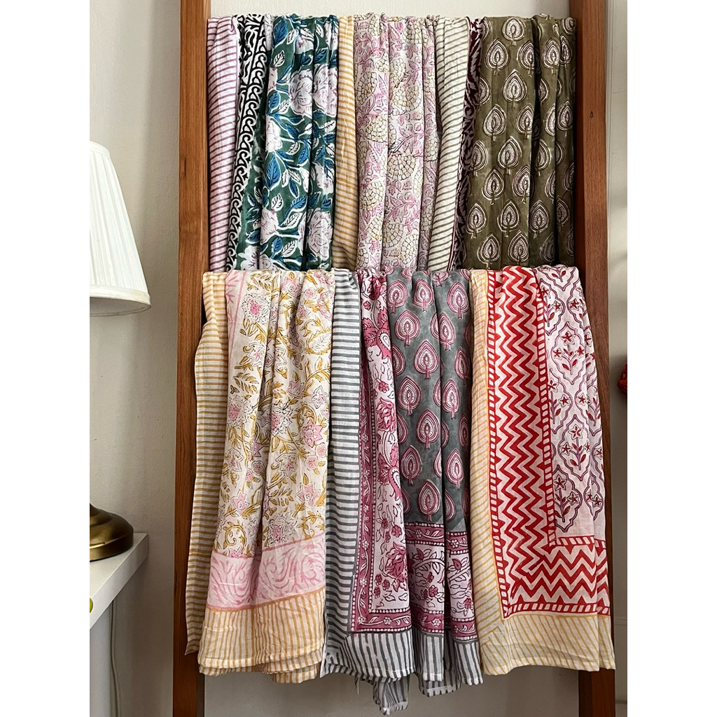 Carry On | ผ้าคลุมไหล่ ผ้าฝ้ายอินเดีย ผ้าพันคอ scarf ผ้าคอตตอนอินเดีย
