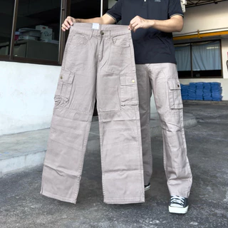 กางเกงคาร์โก้ขายาวกระบอกใหญ่ ป้ายBN มี6 สี (รุ่นใหม่)