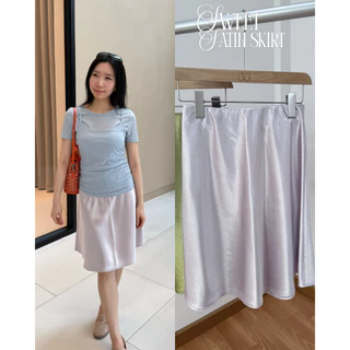 UIUI | SWEET SATIN SKIRT กระโปรงซาติน