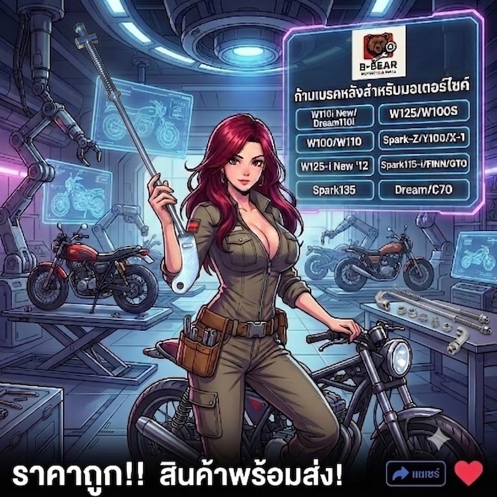 สายเบรคหลังเดิม / ก้านเบรคหลังเดิม หลายรุ่น งานคุณภาพ พร้อมส่ง!!!!