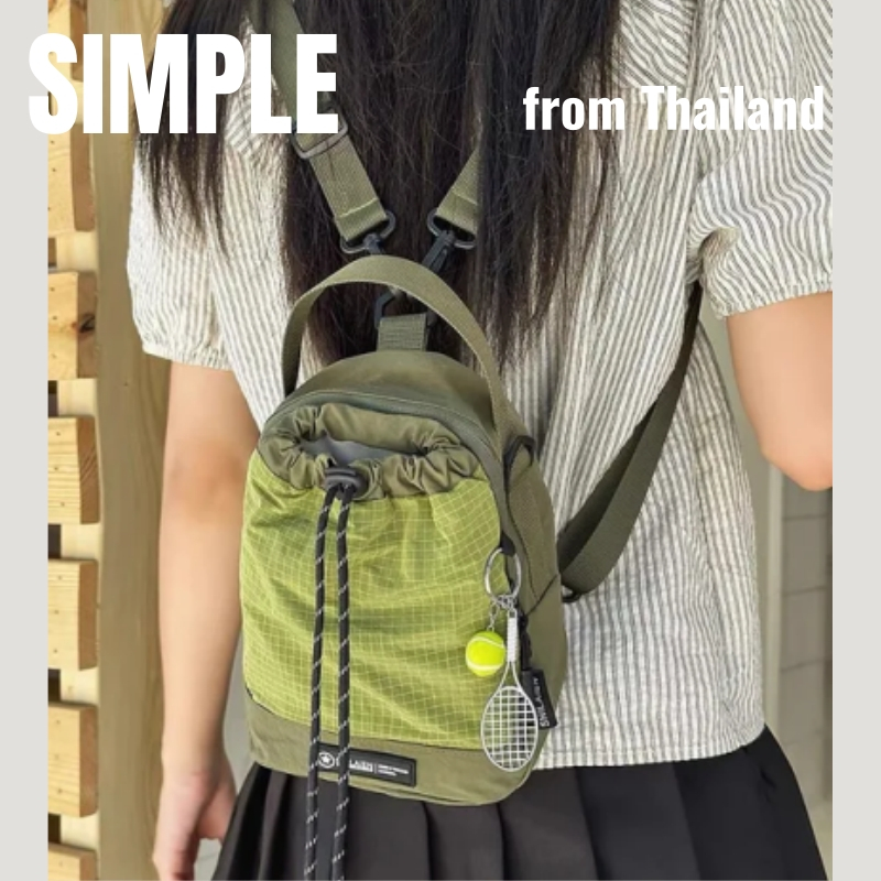 🚚 จัดส่งในกรุงเทพฯ-กระเป๋าสะพายข้างสำหรับผู้หญิง, กระเป๋าเป้สะพายหลังแบบลำลอง, กระเป๋าใส่ขวดน้ำอเนกประสงค์
