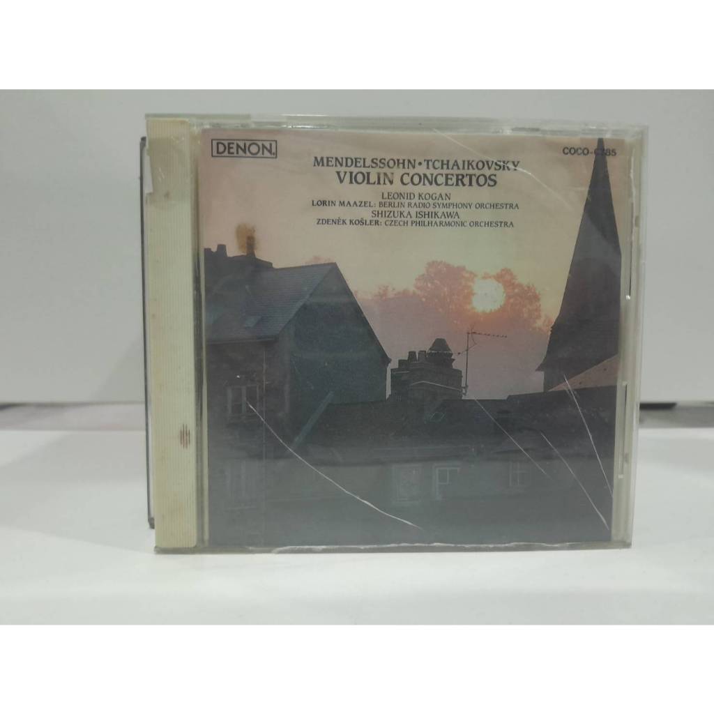 1  CD MUSIC ซีดีเพลงสากล Denon Violin Concertos Mendelssohn Tchaikovsky.  (C17F148)