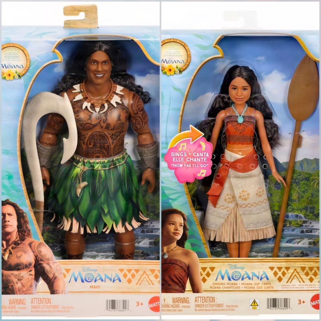 Moana Live Action Movie dolls from Mattel ขายตุ๊กตาจากภาพยนต์เรื่อง โมอาน่า ไลฟ์แอคชั่น หน้าดารา พร้อมส่งครับ