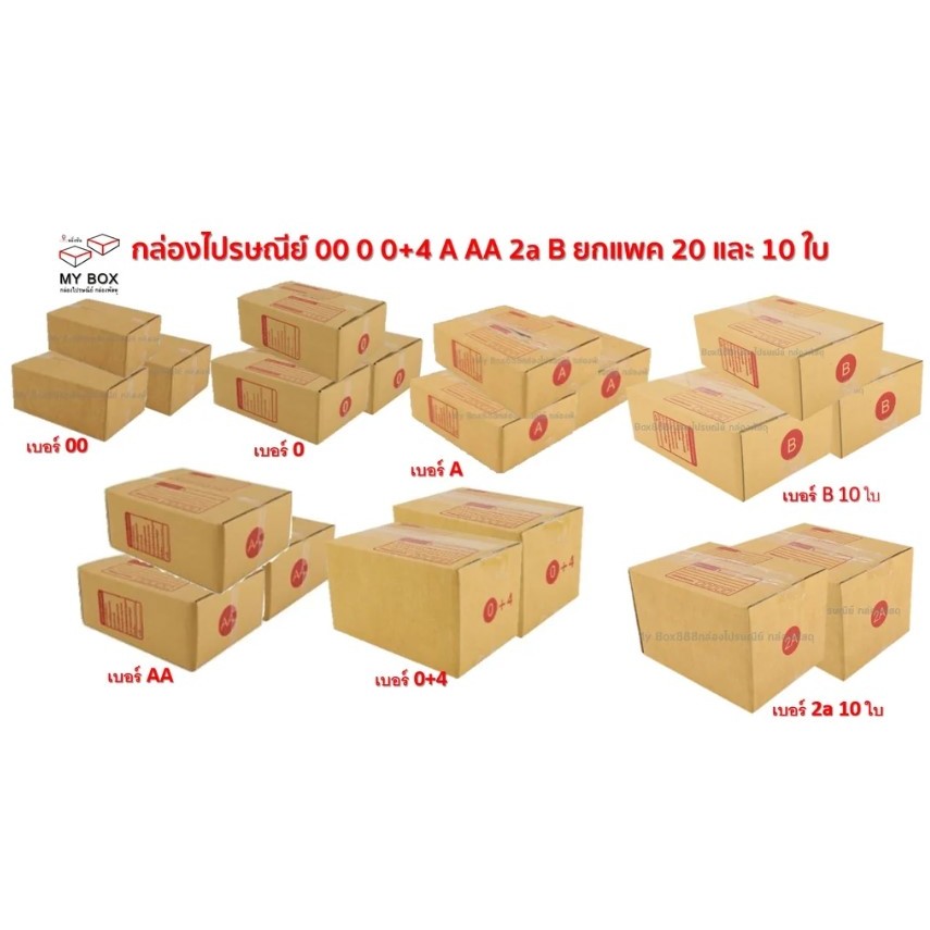 Thailand Post Standard Delivery Box(es) : Size00