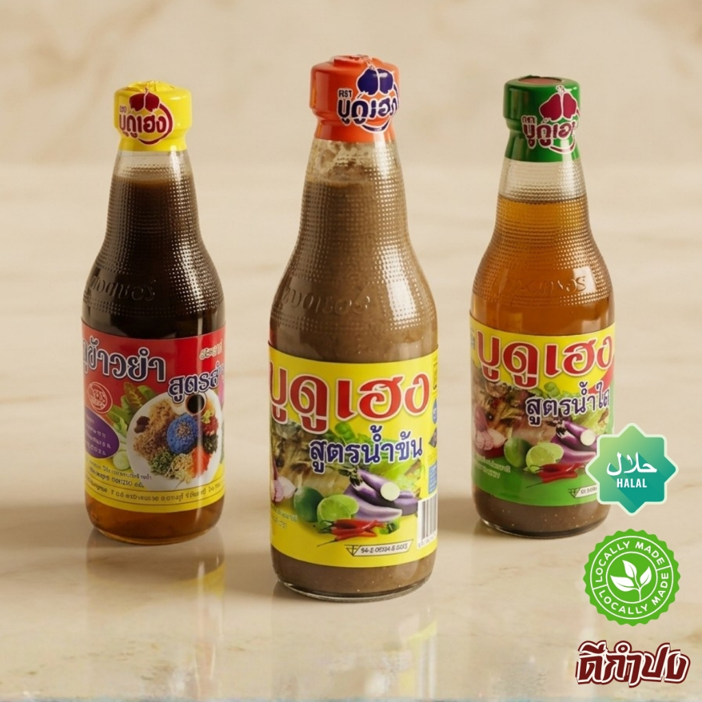 บูดูเฮง (น้ำข้น / น้ำใส / ข้าวยำ) น้ำปลาบูดูปัตตานีแท้ | 150ml / 250ml