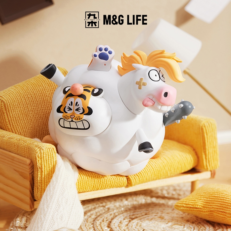 M&G Life x Alexander the Fat Tiger Horse and Tiger Series Desktop Ornament Blind Box