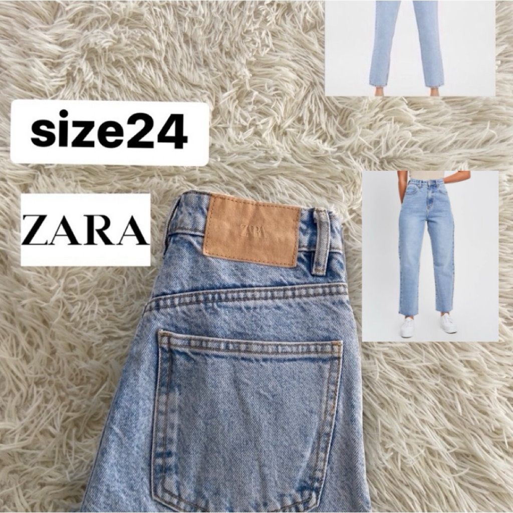 ZARA    Mom  Jeans  แท้💯%มือสอง