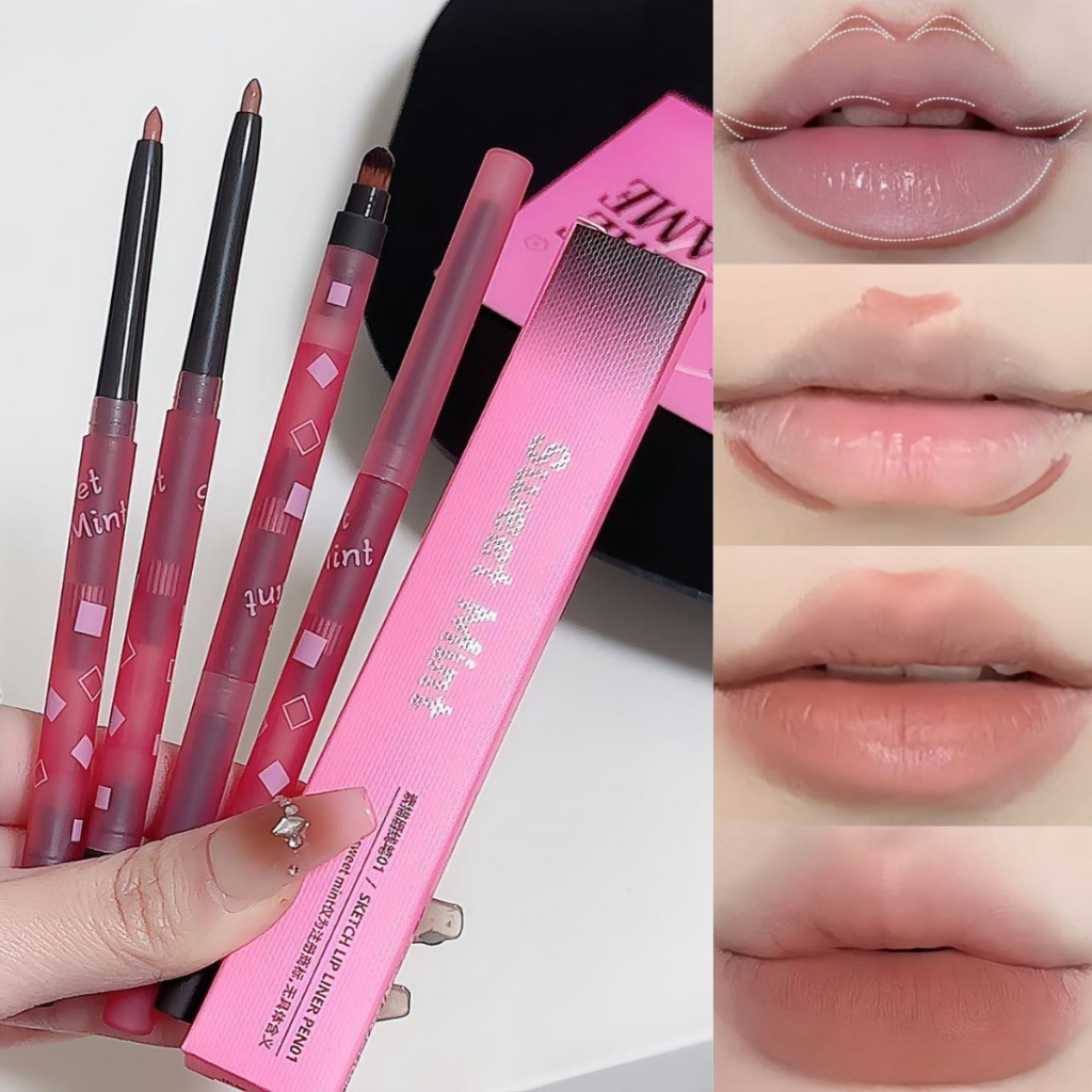 YOTAI Sweet Mint ลิปไลเนอร์ ช่วยเบลอขอบปากให้ดูมีมิติ คมชัดเขียนง่าย พร้อมหัวเบลนด์ สีสวย กันน้ำ กันเหงื่อ ติดทนนาน