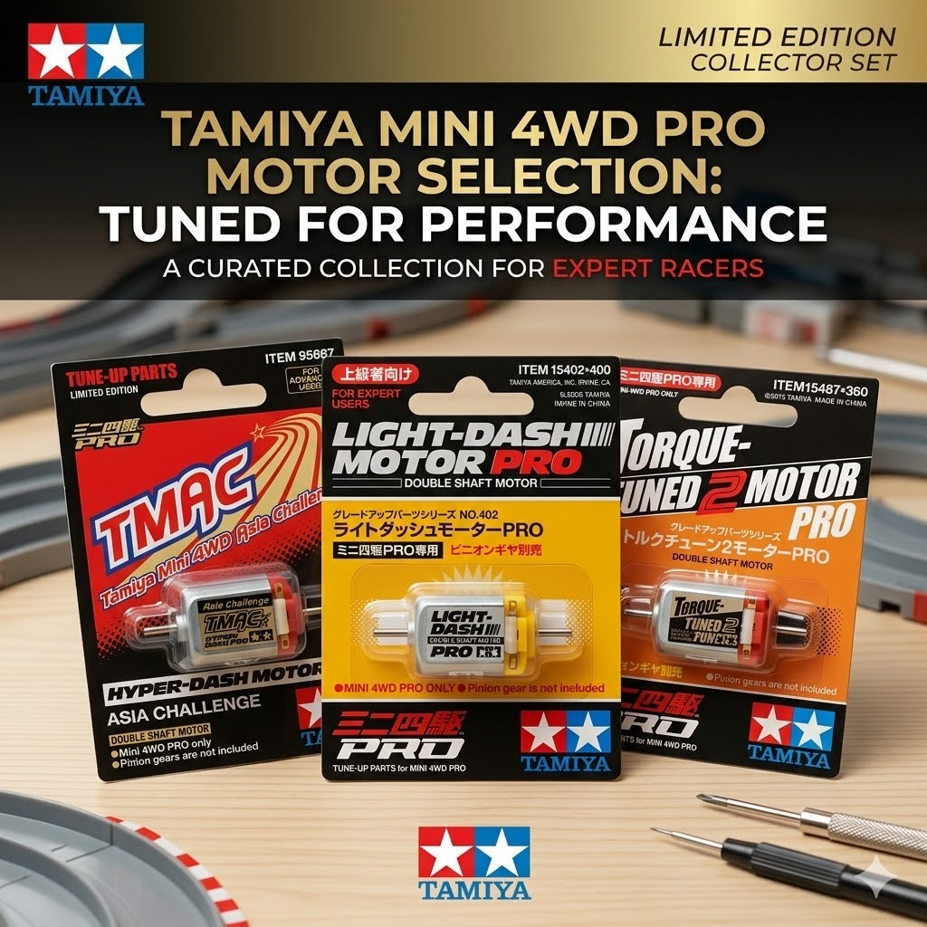 Tamiya 95159 Hyper-Dash Motor Pro (Asia Challenge) / 15402 Light Dash Motor Pro /15487 Torque-Tuned 2 Motor PRO