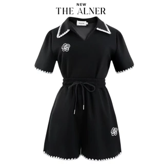 ชุดเซตวอร์มคามิเลียขอบถัก กางเกขาสั้น Thealner (ดิอัลเนอร์) AN417