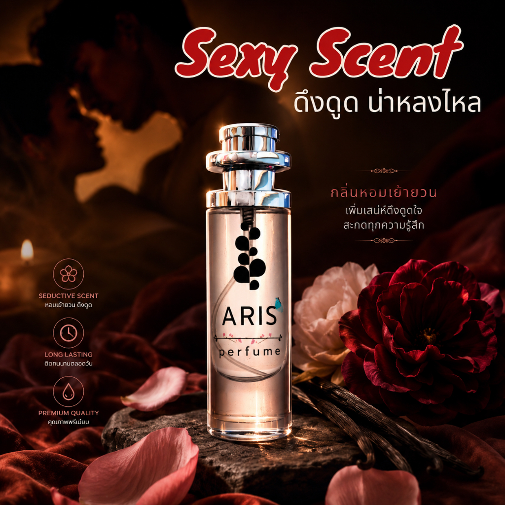 น้ำหอมกลิ่นเซ็กซี่ , น้ำหอมกลิ่นเรียบๆไม่แรง Aris perfum