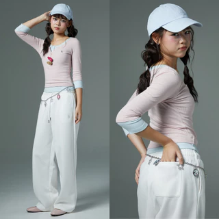 Bemingpants091(S-5XL)-Boby Pants - กางเกงวอร์มขายาวทรงปล่อย ดีไซน์ casual everyday