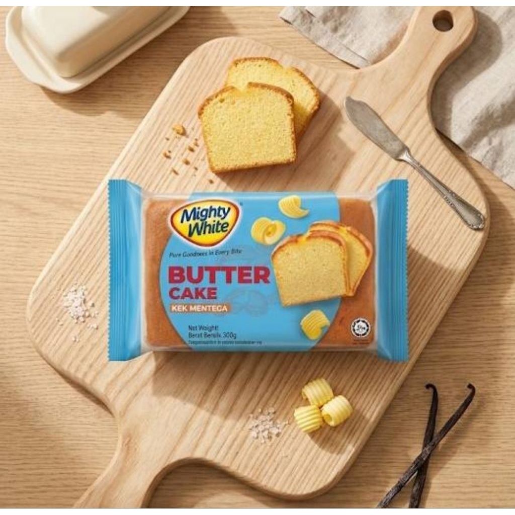 เค้กบัตเตอร์ Mighty White เค้กมาเลเซีย (300g.)