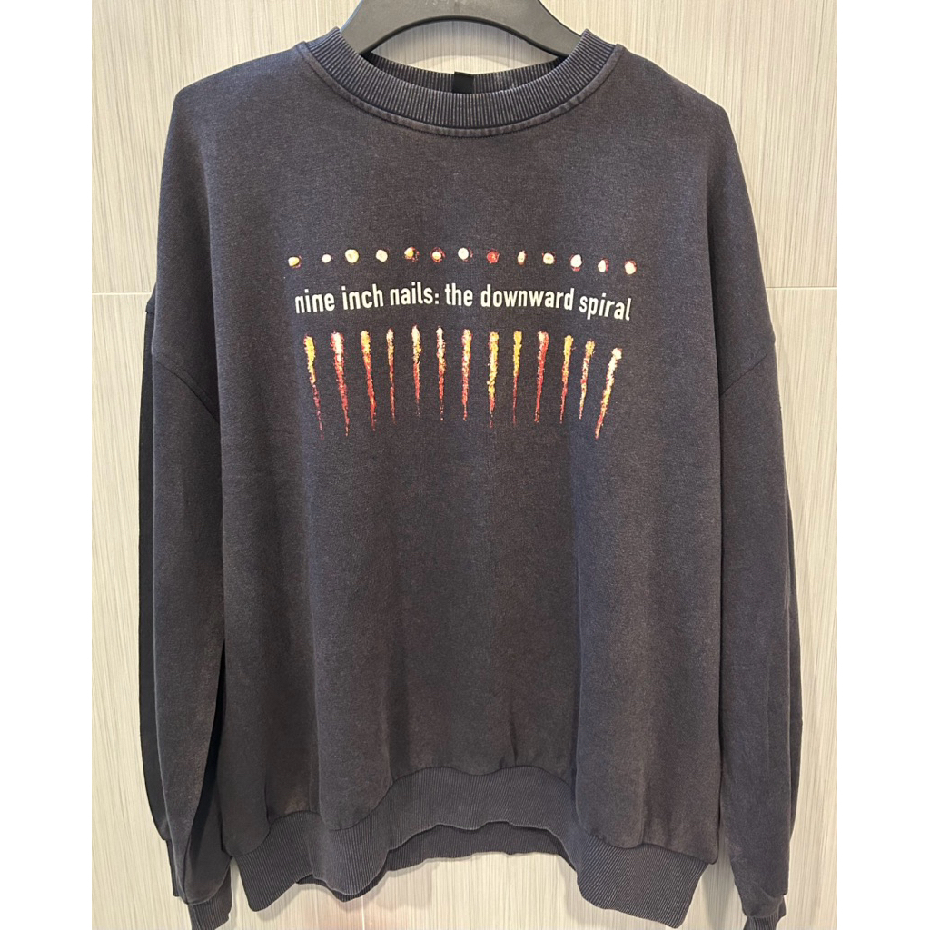 NIN h&m แท้ มือ1 #Nine Inch Nails (NIN)# oversize#ไซ้xxs#vintage#เสื้อวินเทจ