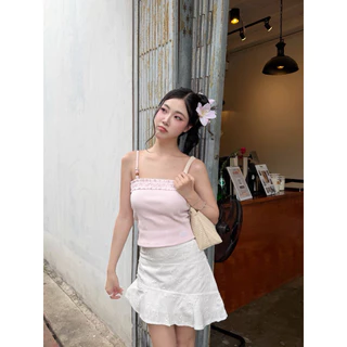 Polar.bkk | Veliss Skirt กระโปรงเอวต่ำ กระโปรงทรงเฉียง ผ้าพลิ้วเบา **ไม่มีซับกางเกง** สามารถแมทต์เลเยอร์ได้