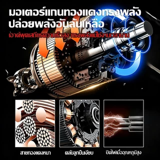 【รับประกัน 10 ปี】สว่านไร้สาย สว่านไฟฟ้า 688V ลิเธียม แรงบิดสูง สว่านกระแทก 3 ระบบ เจาะเหล็ก เจาะคอนกรีต ขันน็อตสกรู